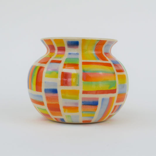 Colourful Cubes Vase III Imperfect