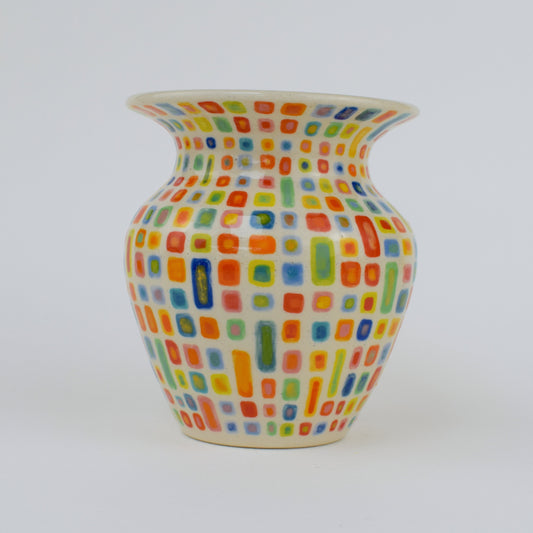 Square Dance Mini Vase