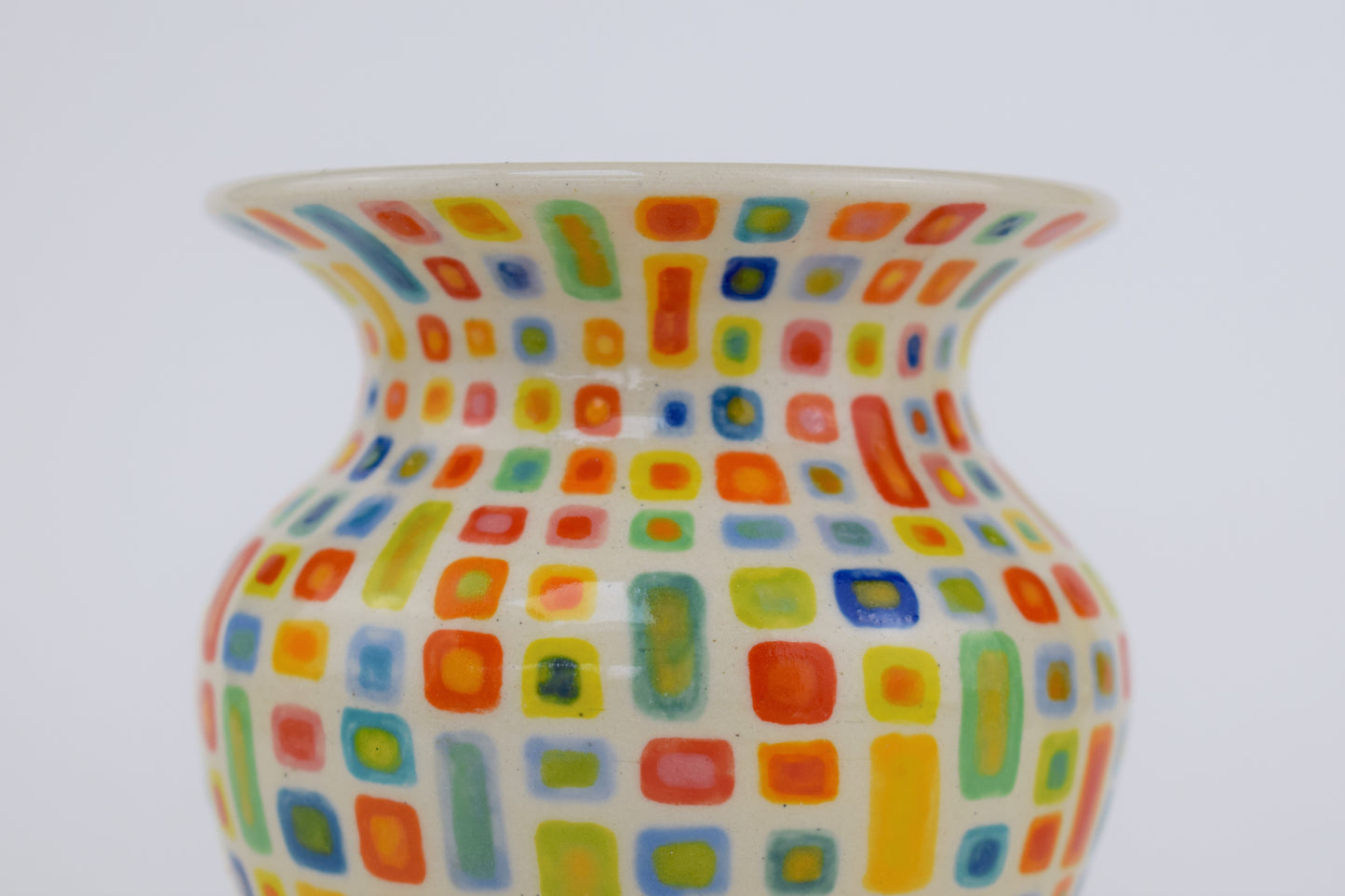 Square Dance Mini Vase