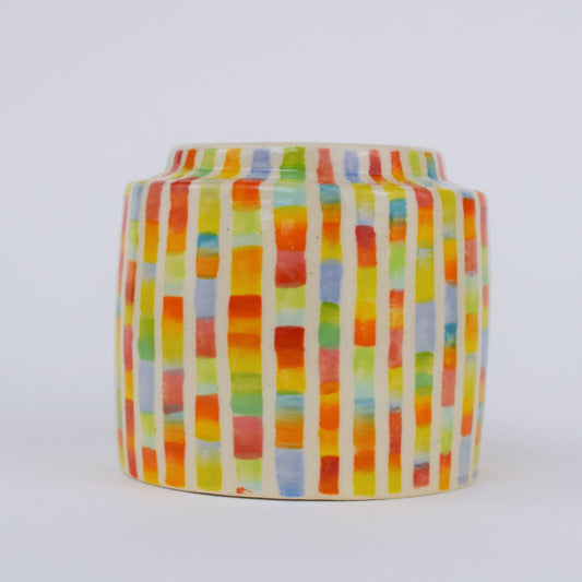 Rainbow Ribbon Vase