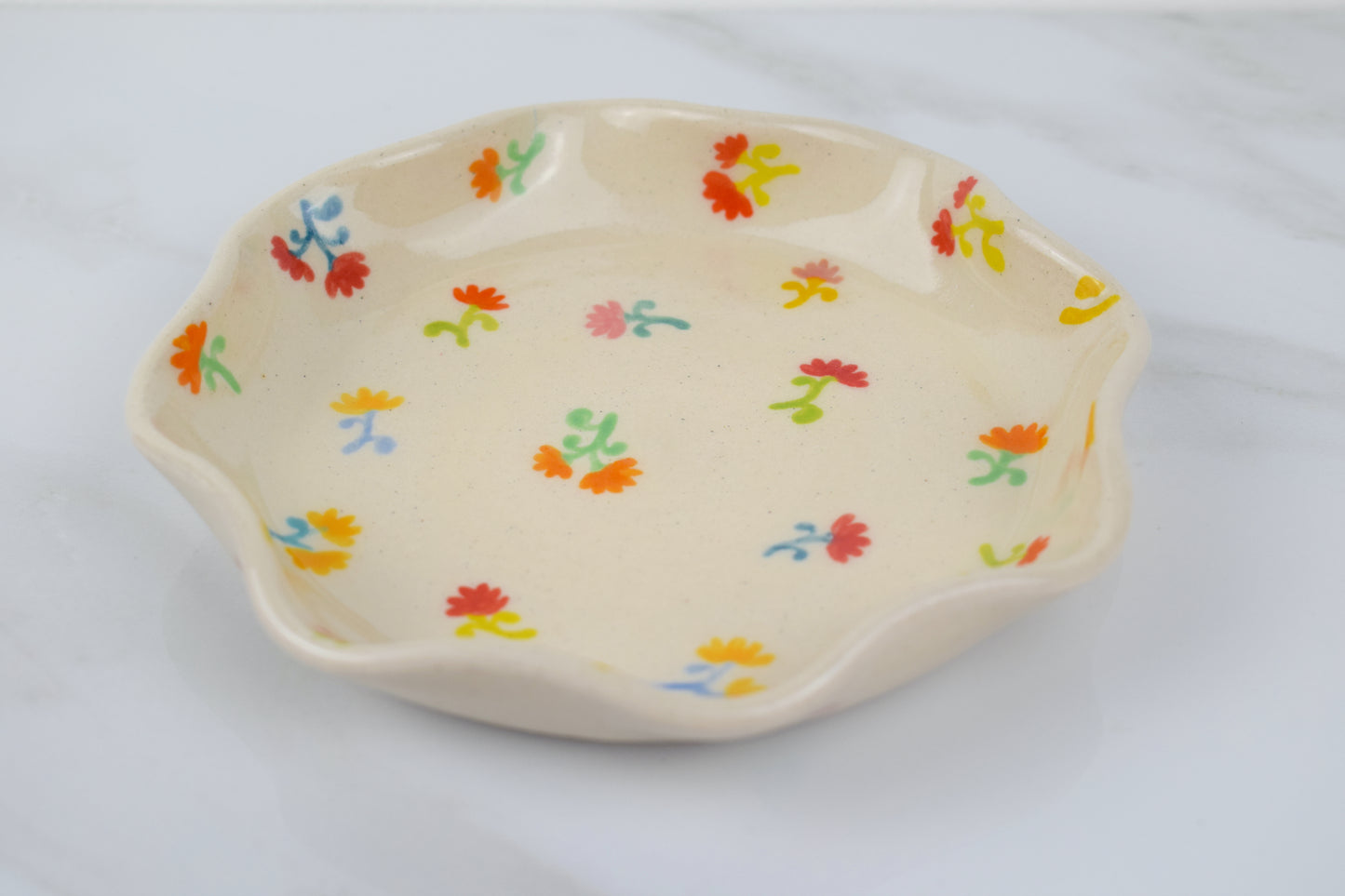 Floral Trinket Dish