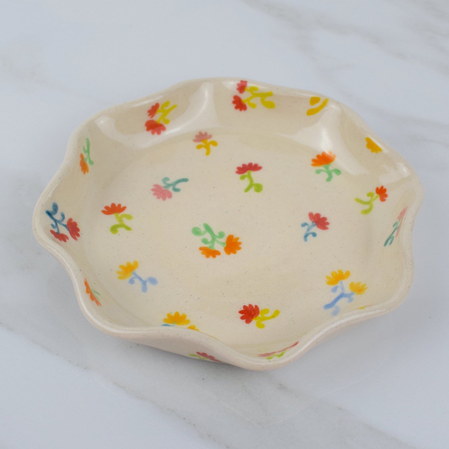 Floral Trinket Dish