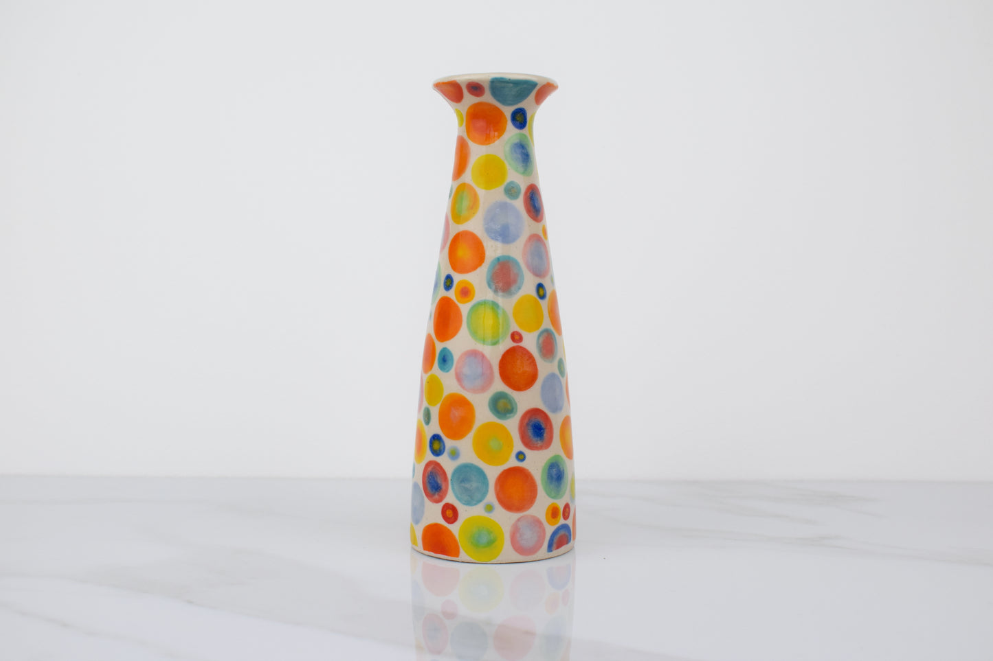 Rainbow Spot Vase