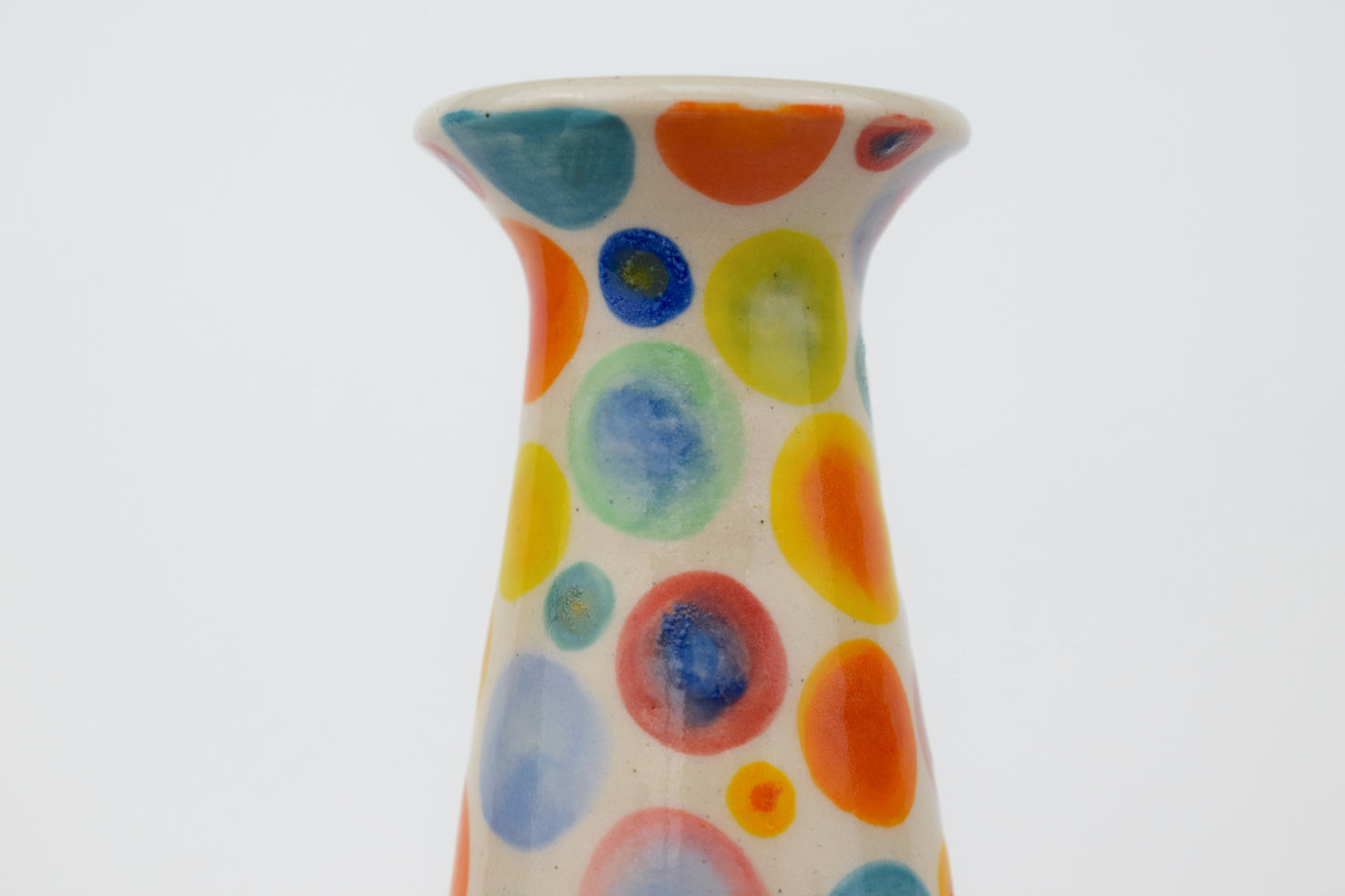 Rainbow Spot Vase