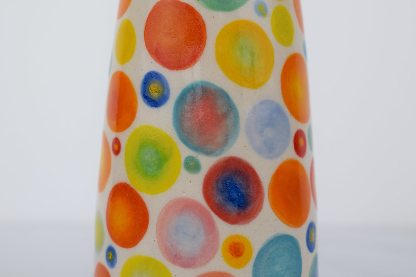 Rainbow Spot Vase