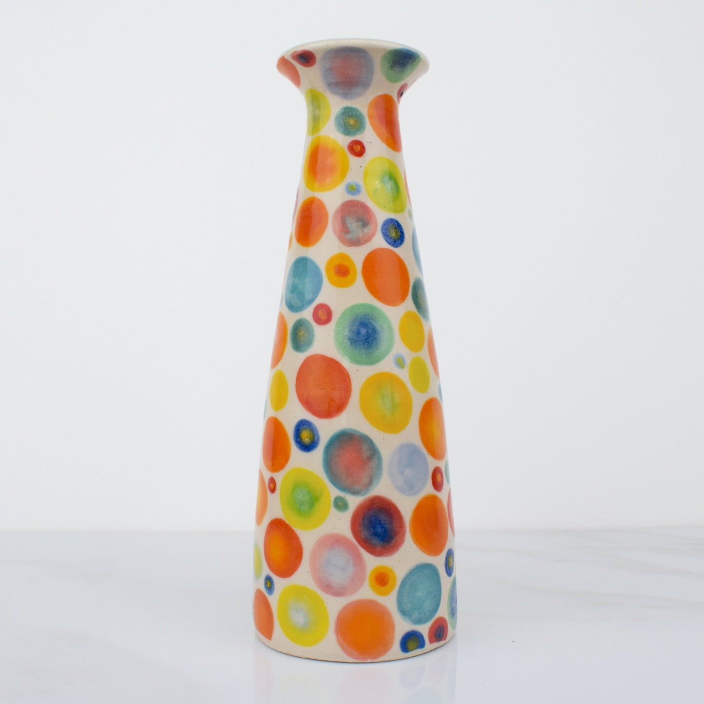 Rainbow Spot Vase