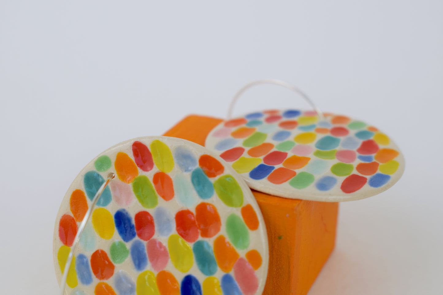 Carved Sunshine Floral Harmony Earrings