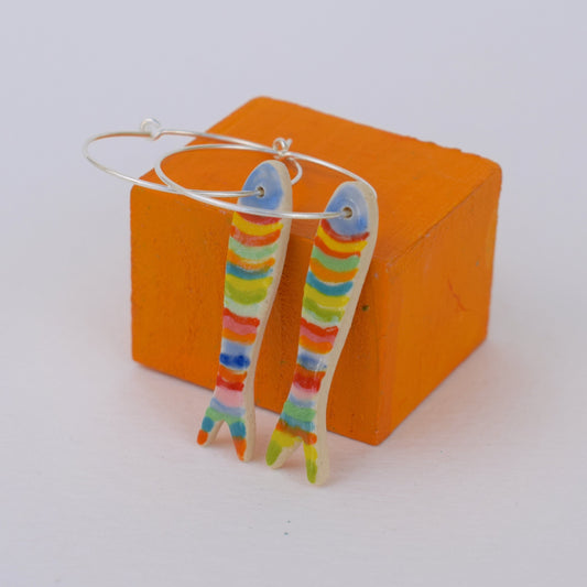 Rainbow Fish Earrings