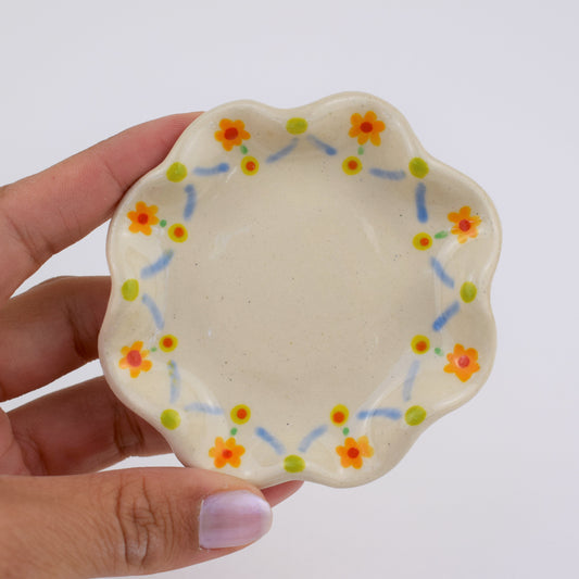 String of Flowers Trinket Dish