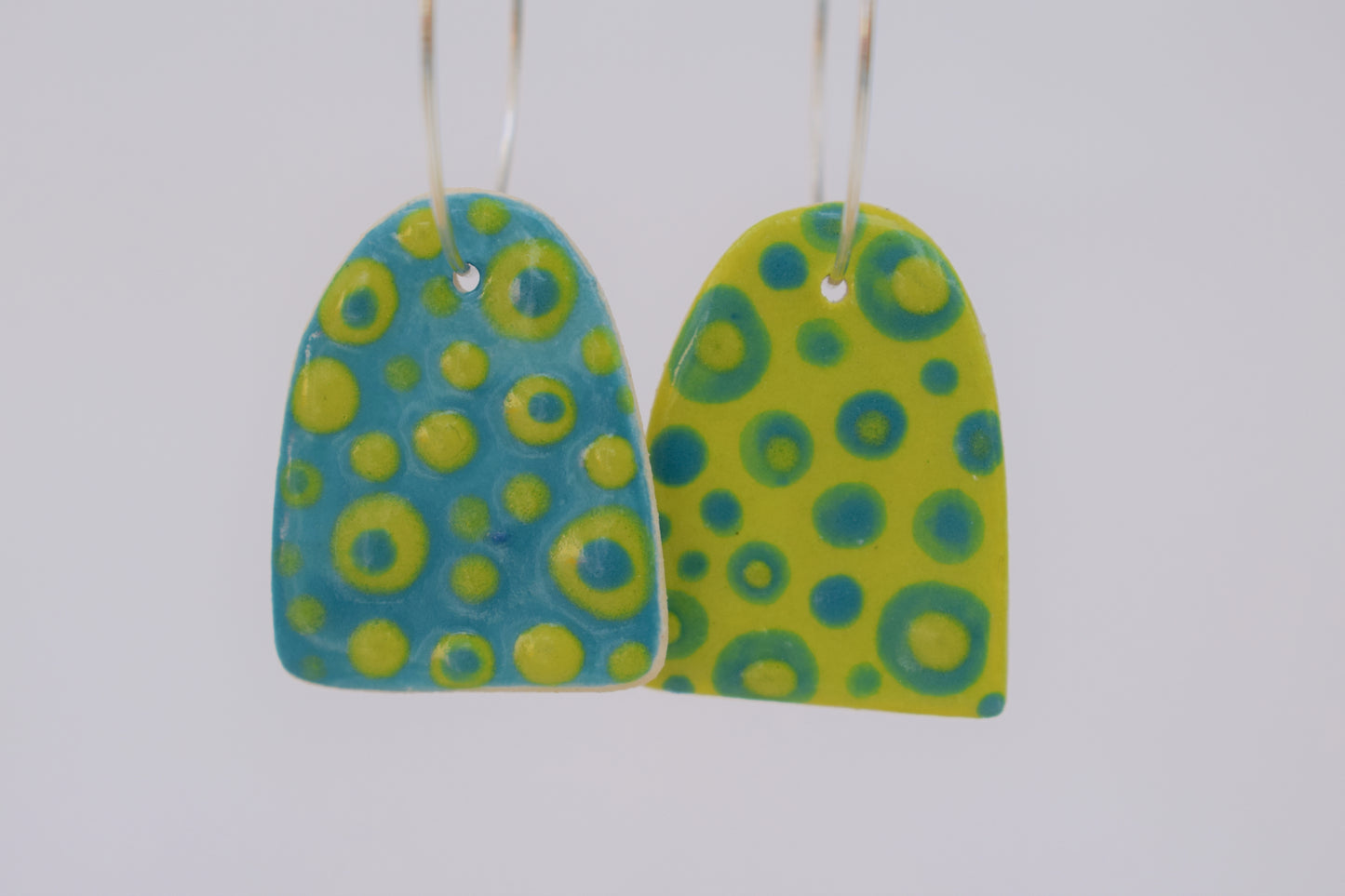 Green Spotty Dotty Earrings