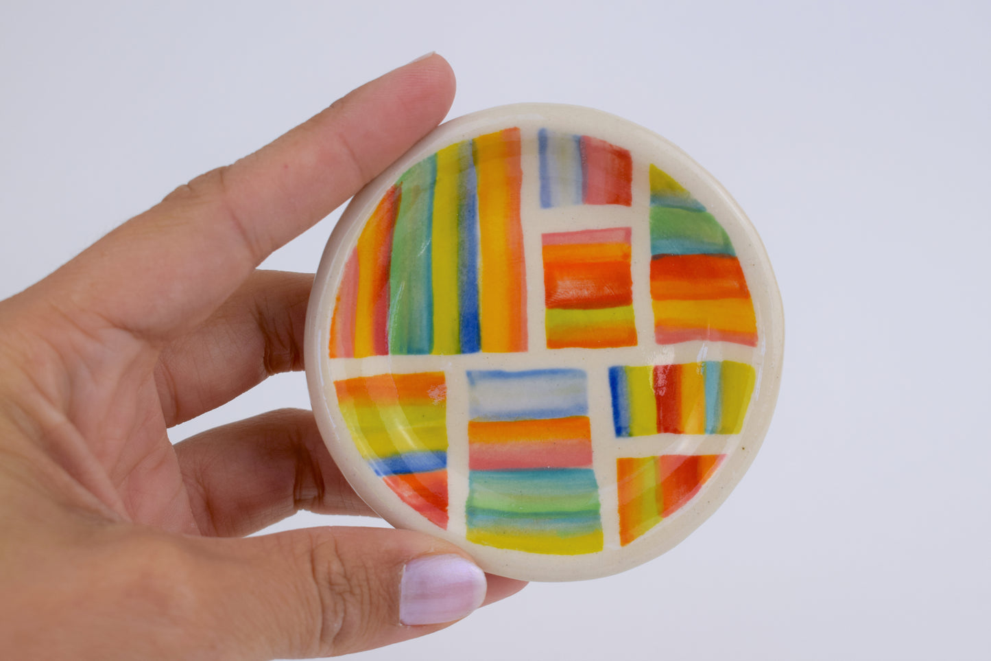Rainbow Tile Trinket Dish