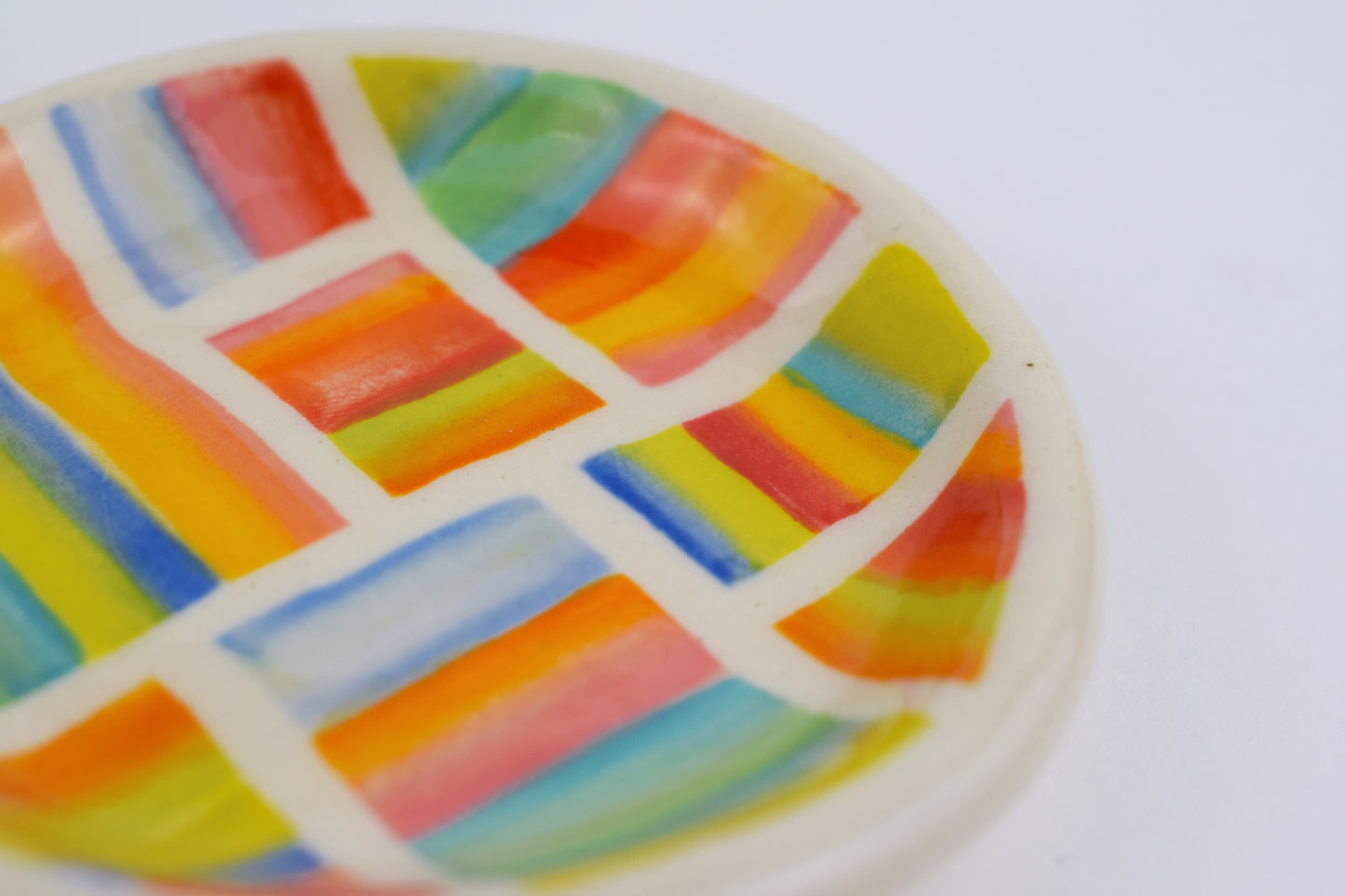 Rainbow Tile Trinket Dish