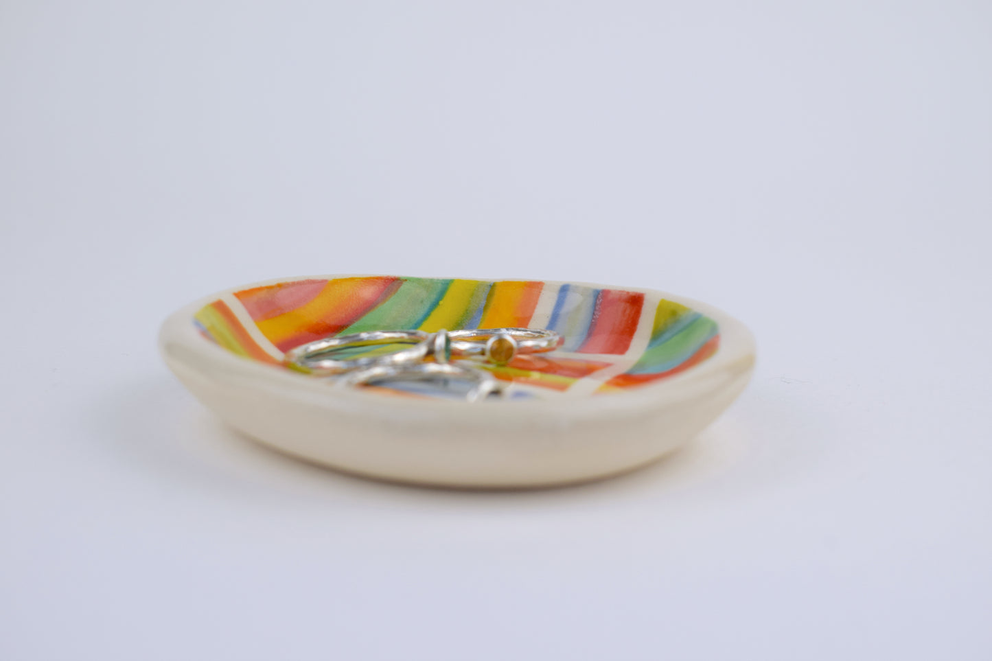 Rainbow Tile Trinket Dish