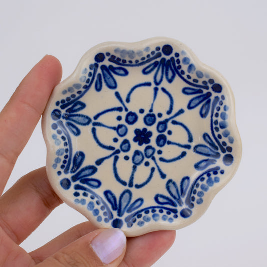 Midnight Swirl Trinket Dish