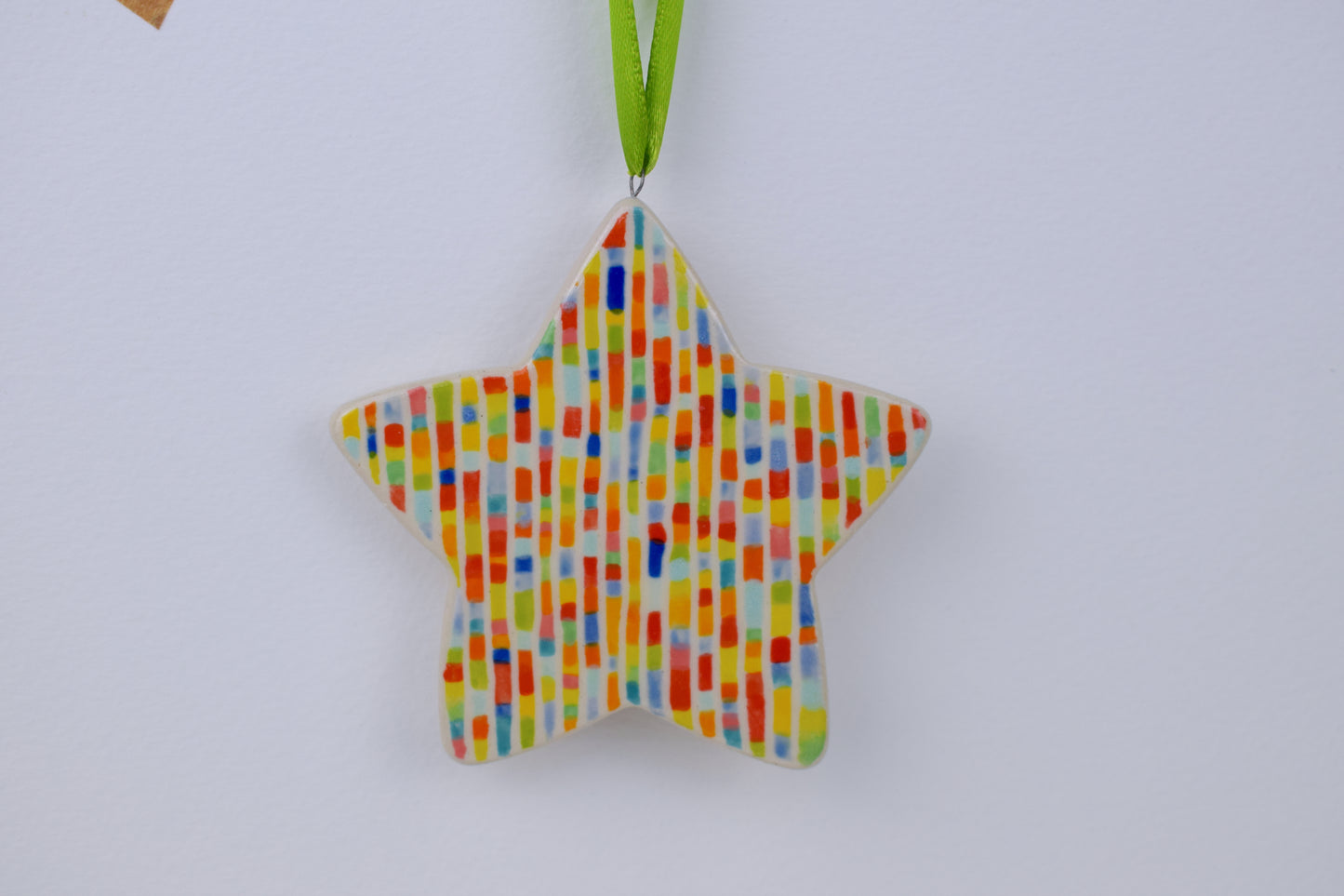 Hanging Star - Multicoloured Stripe