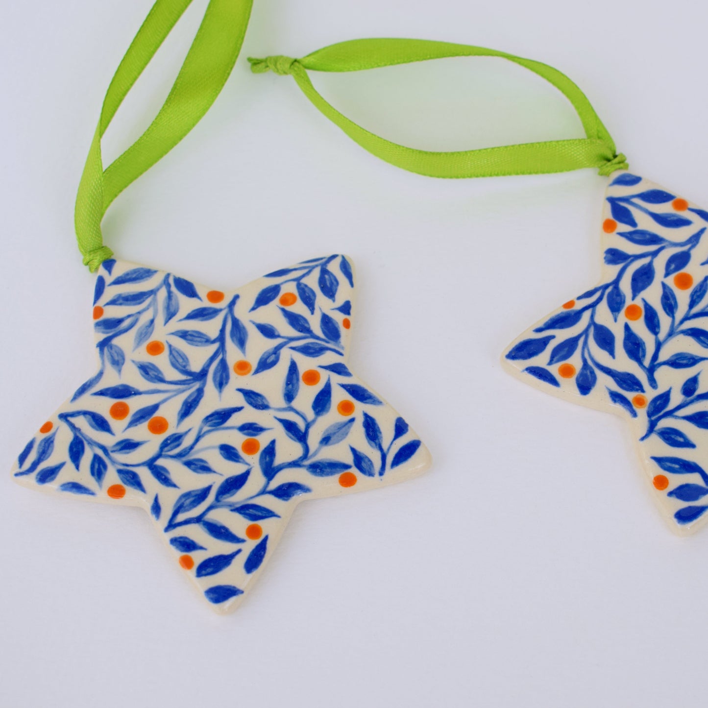 Hanging Star - Blue Leaf