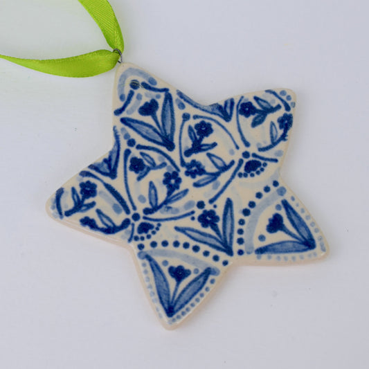 Hanging Star - Blue Harmony *Imperfect*