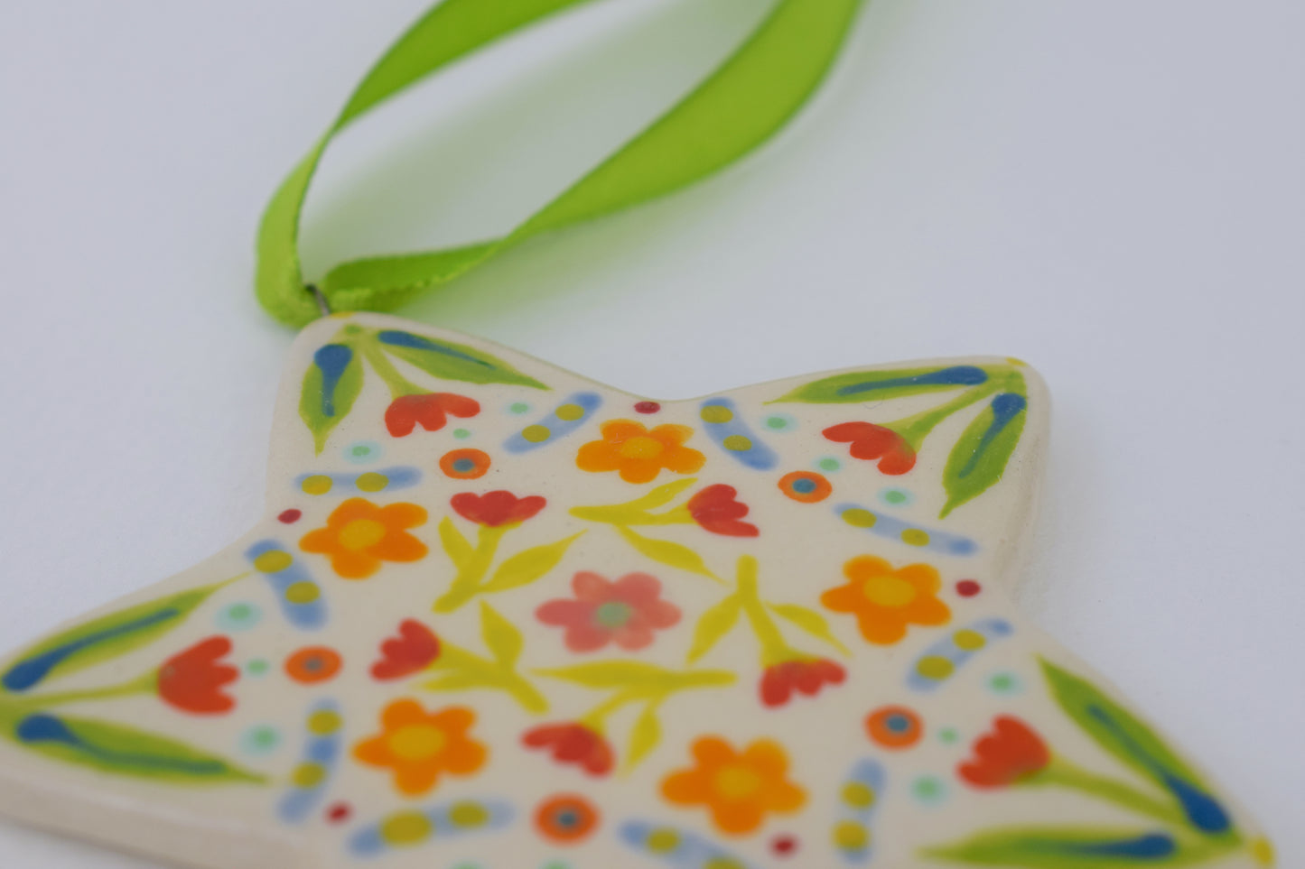 Hanging Star - Floral Harmony III