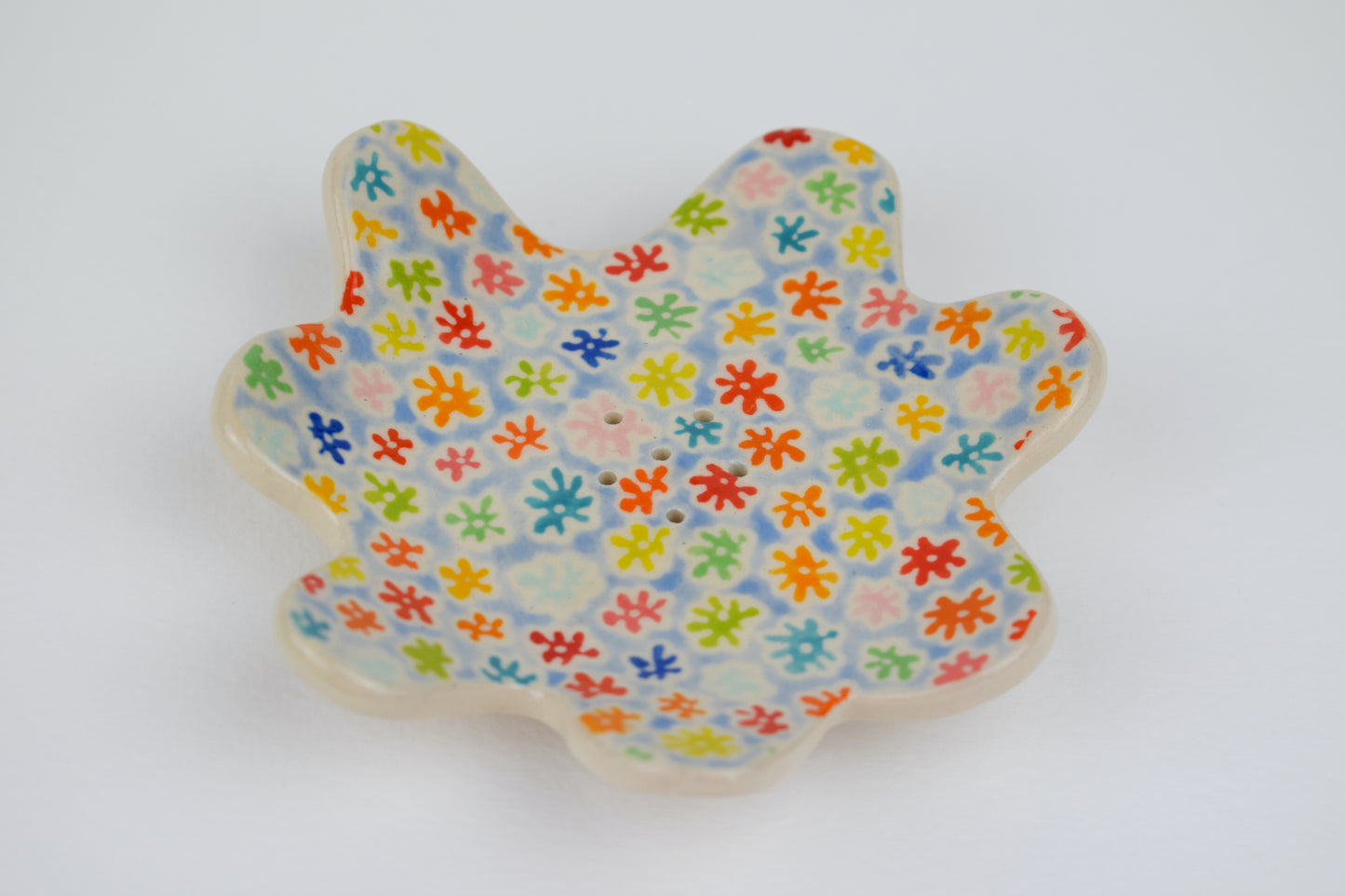 Blue Floral Soap Dish *Imperfect*