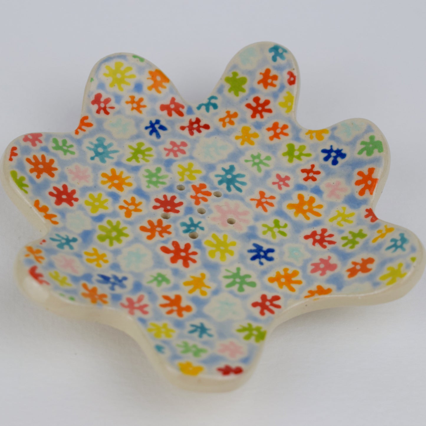 Blue Floral Soap Dish *Imperfect*