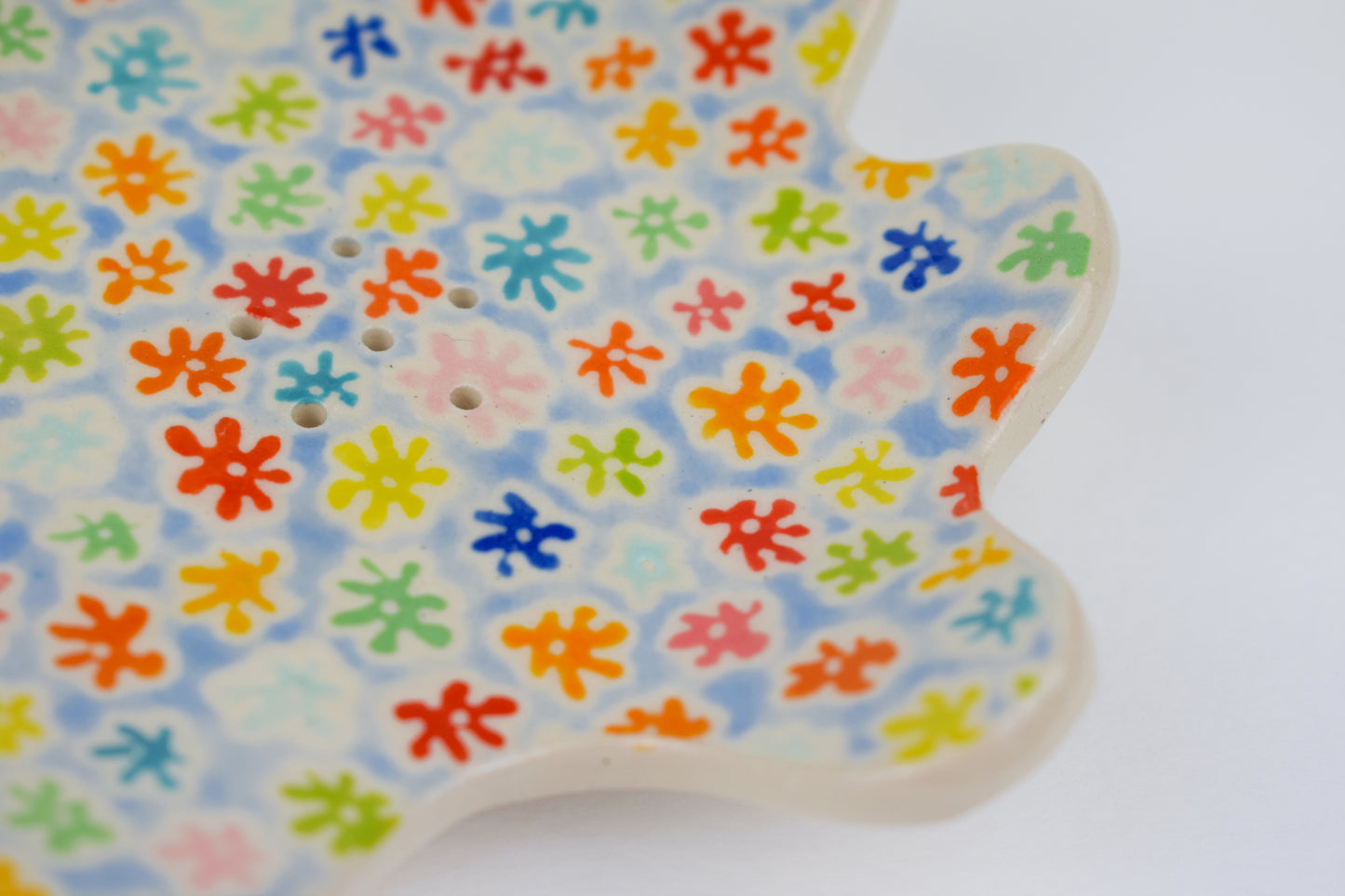 Blue Floral Soap Dish *Imperfect*