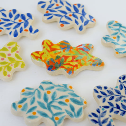 Joyful Leaf Magnets