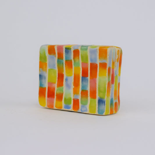 Multicoloured Stripe Photo Holder