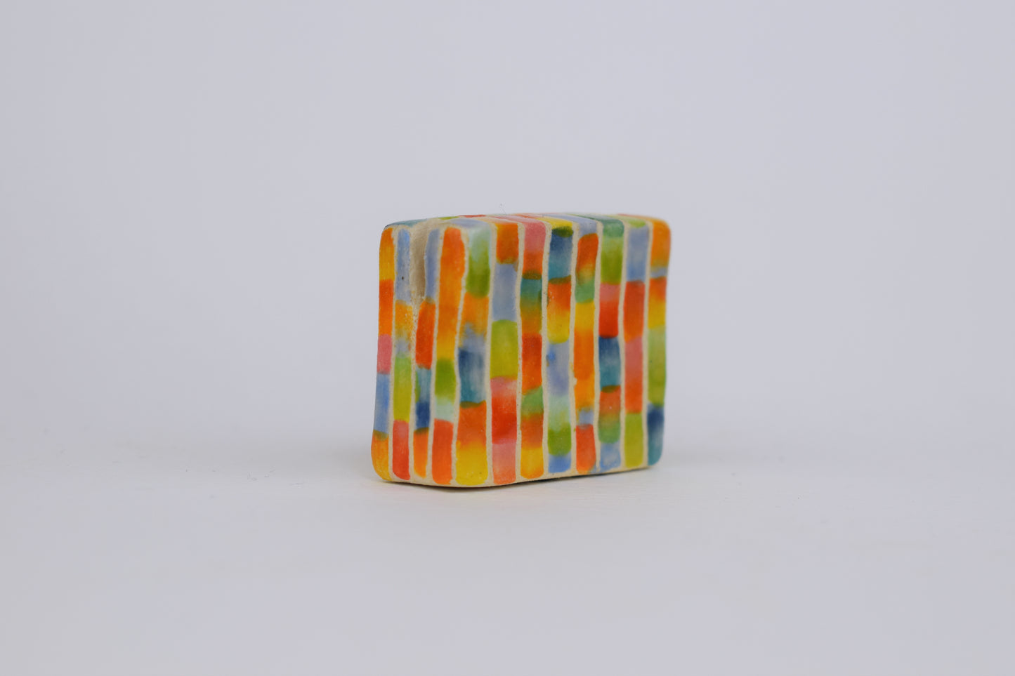 Multicoloured Stripe Photo Holder