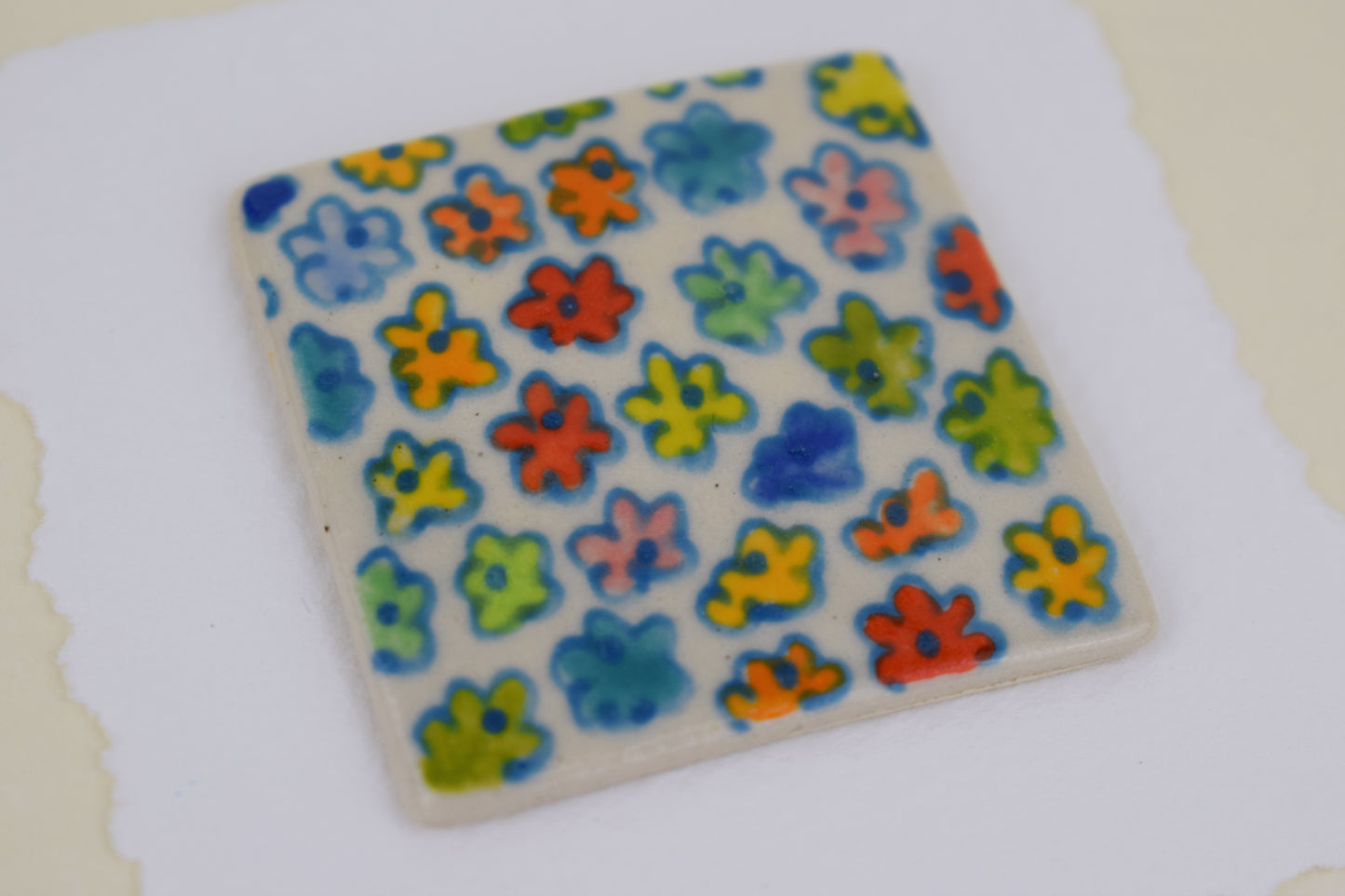 Blue Floral Greeting Card (3 for £20)