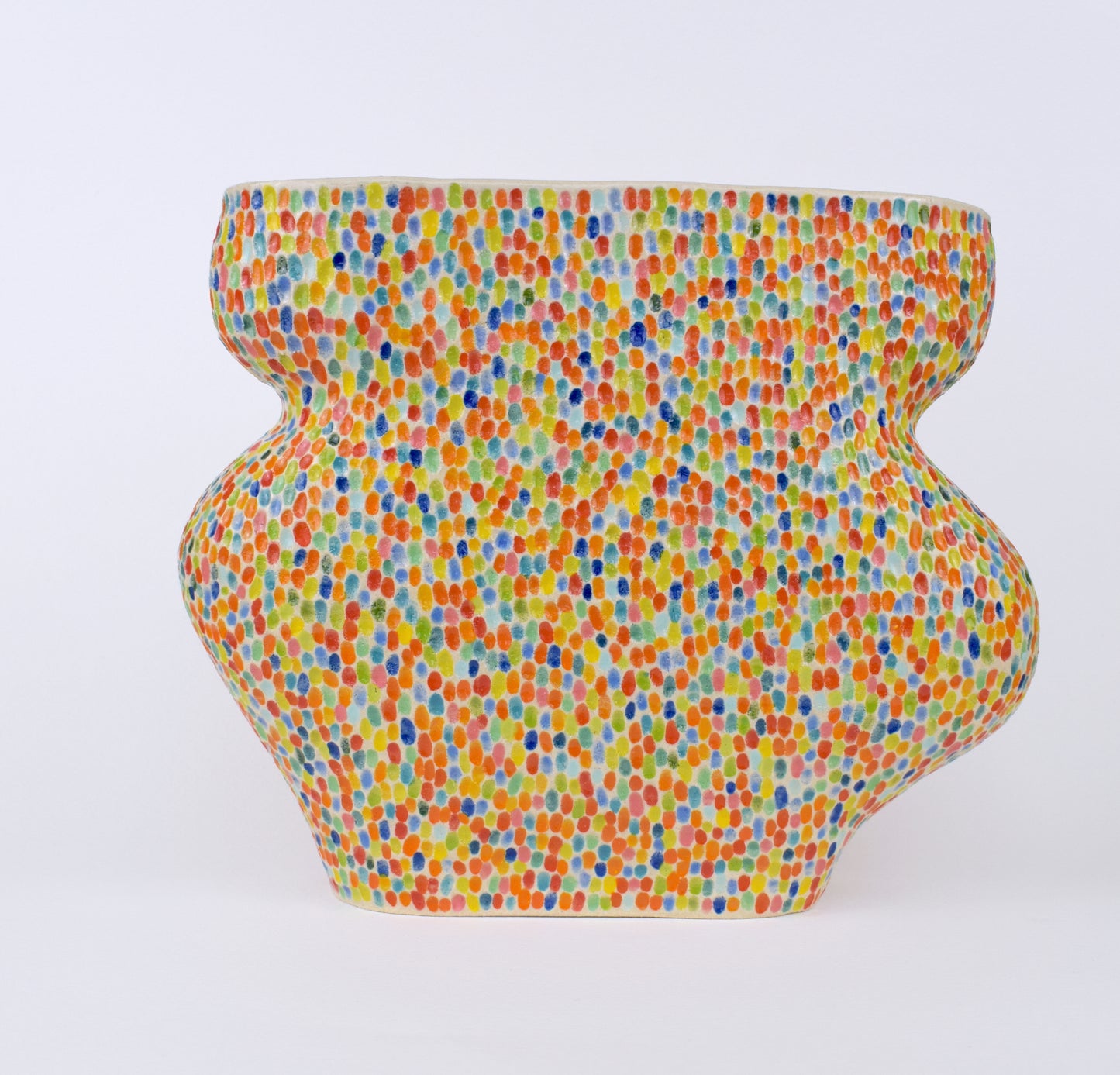 Sunshine Carved Blob Vase