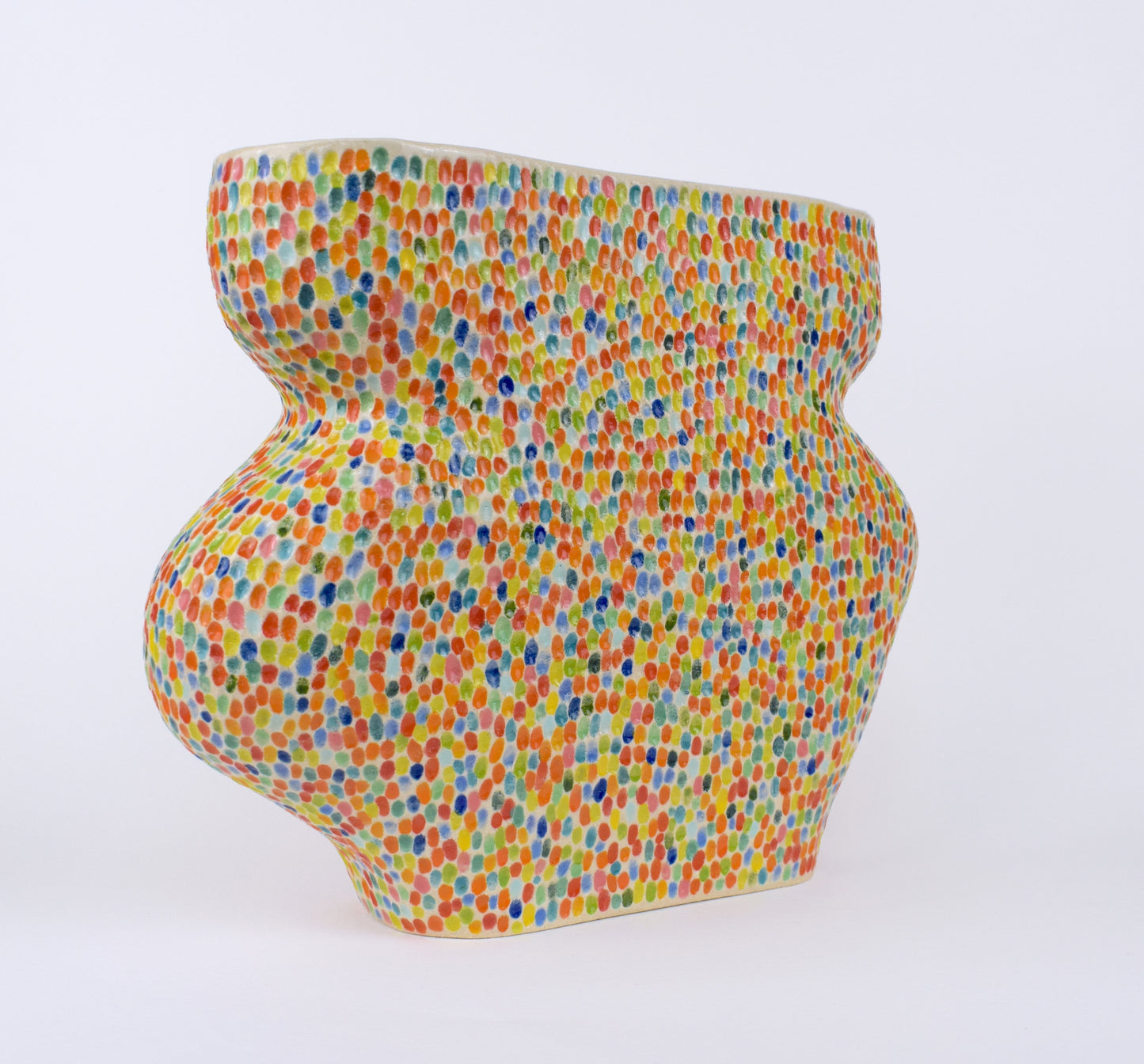 Sunshine Carved Blob Vase