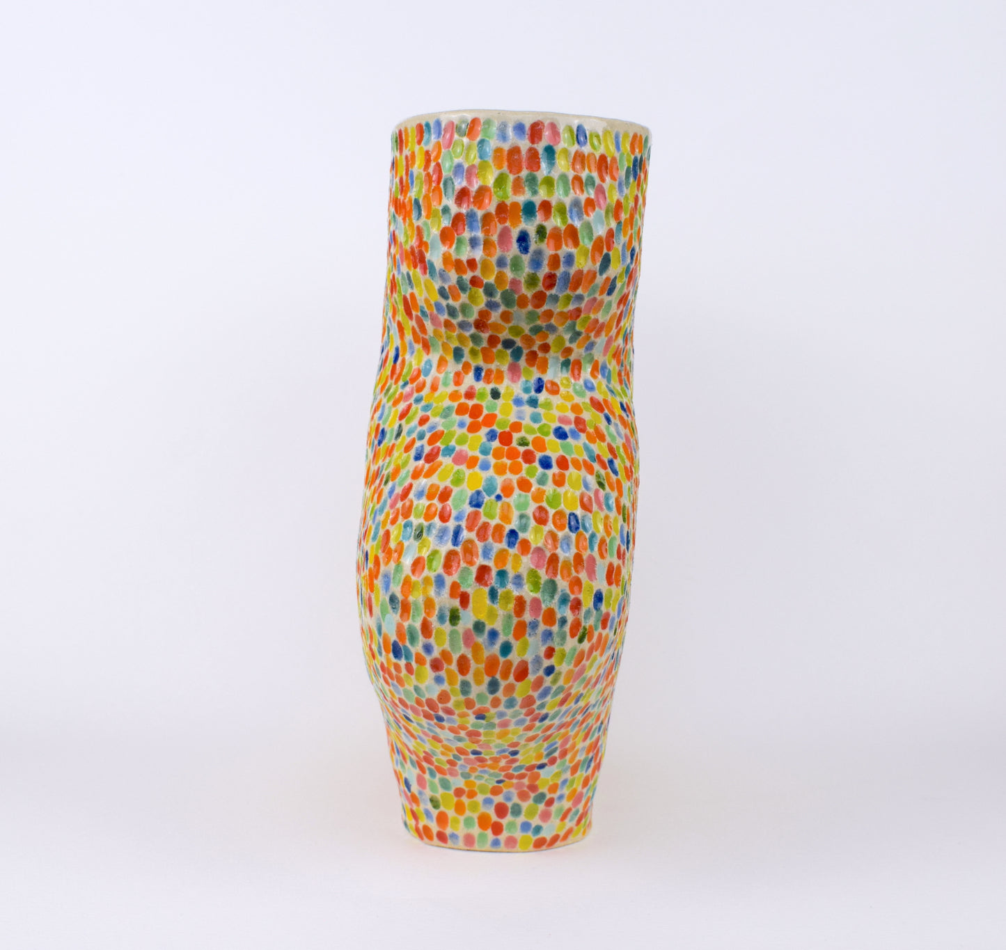 Sunshine Carved Blob Vase