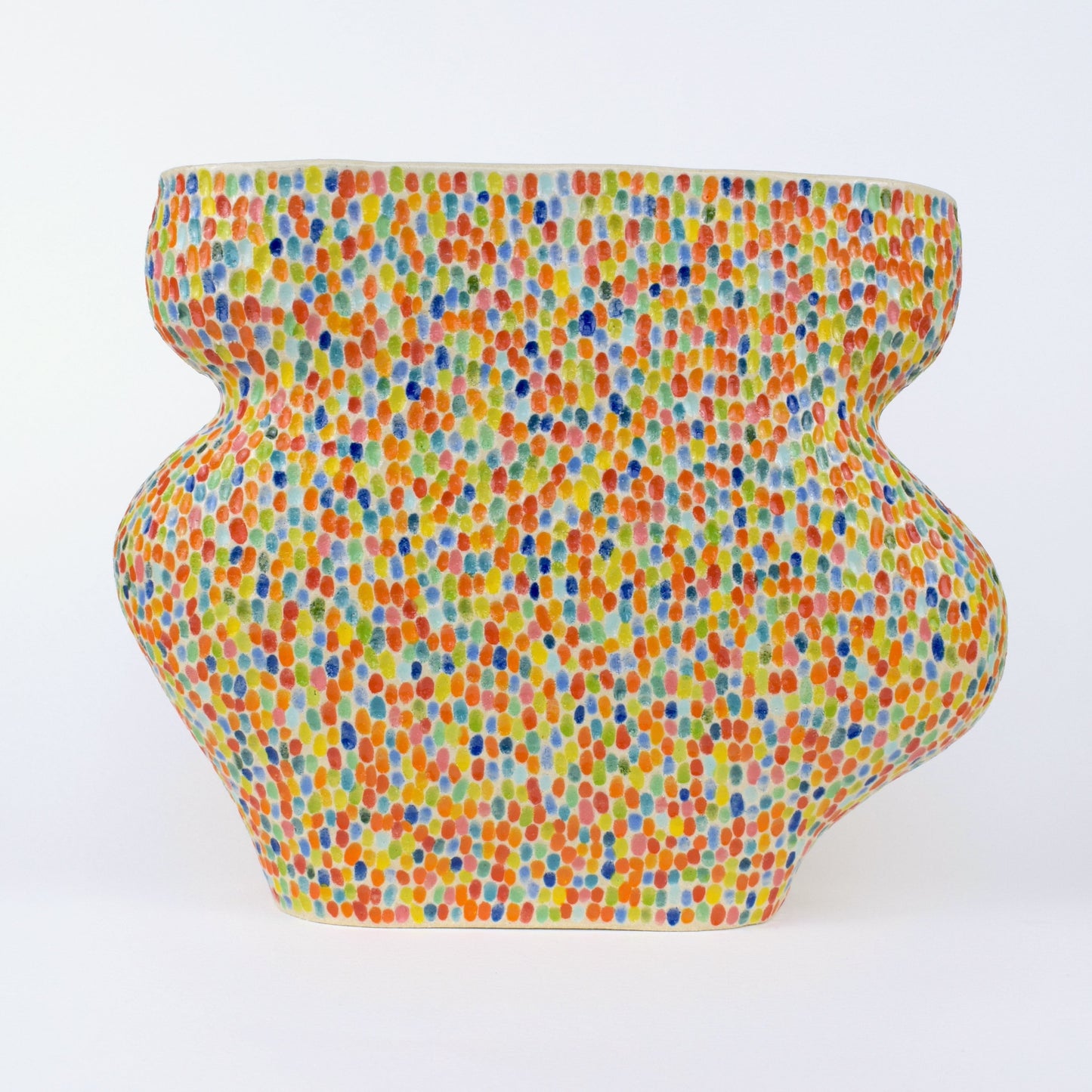 Sunshine Carved Blob Vase