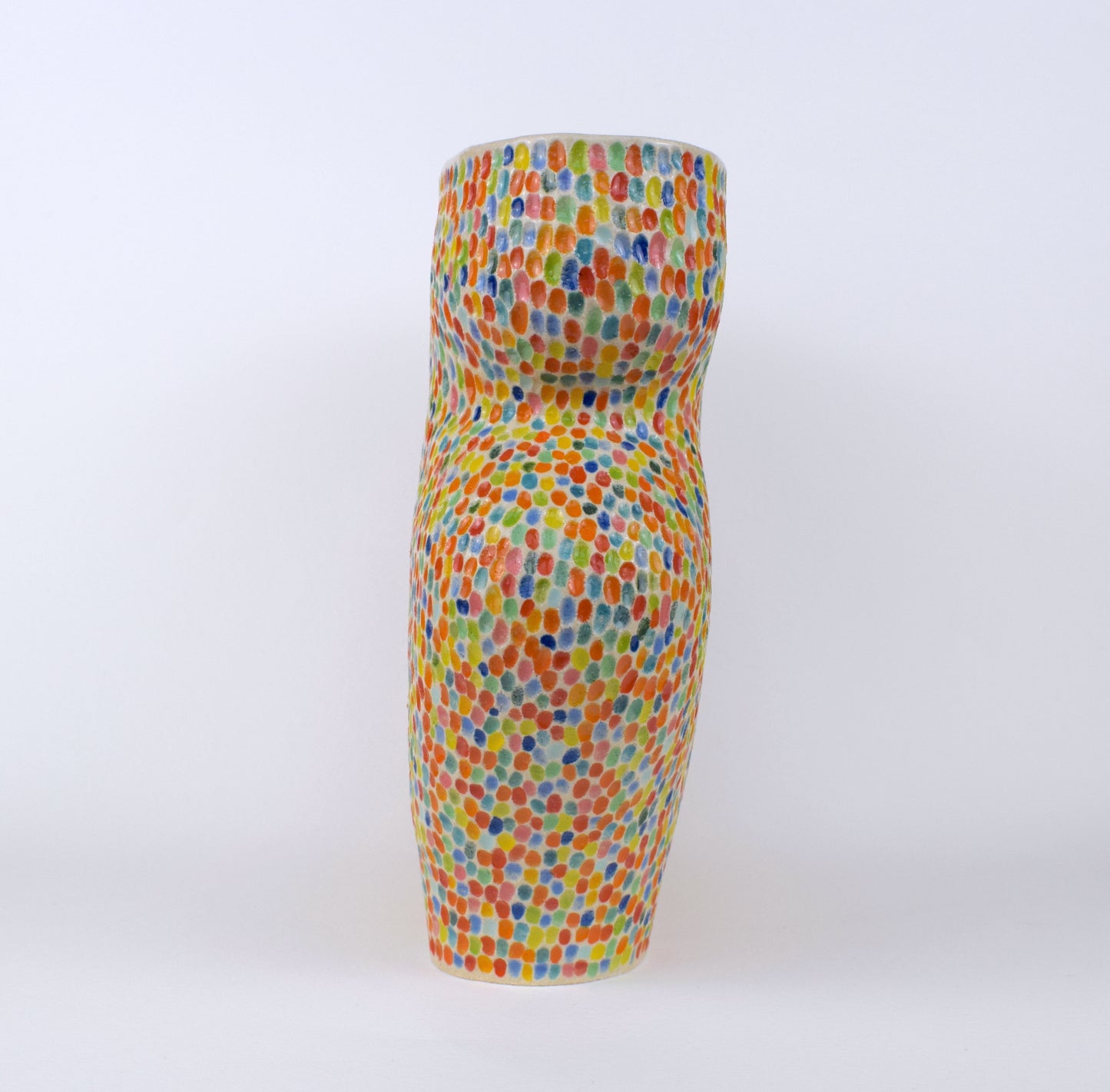 Sunshine Carved Blob Vase