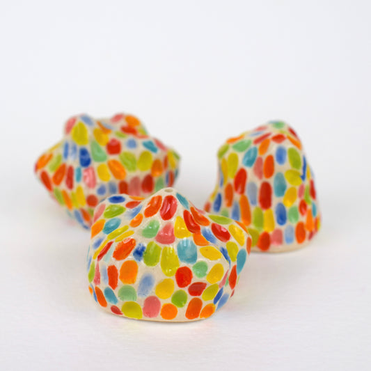 Carved Sunshine Blob Incense Holder