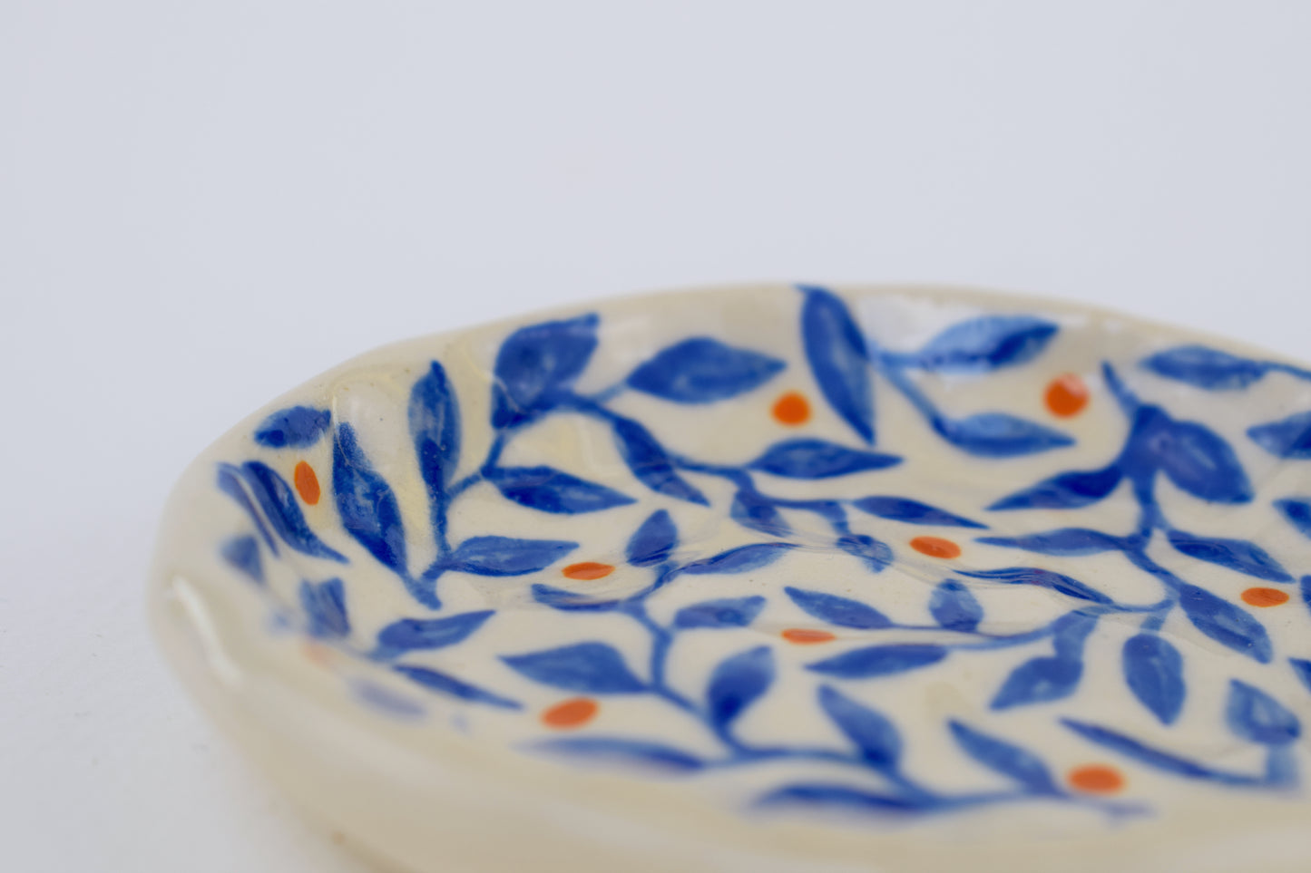 Blue LeaF Trinket Dish