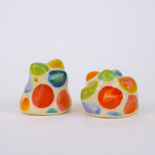 Multicoloured Spot Blob Incense Holder