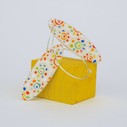 Sunshine Oval Earrings