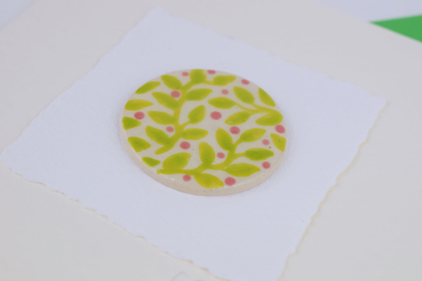 Green Leaf Greeting Card (3 for £20)