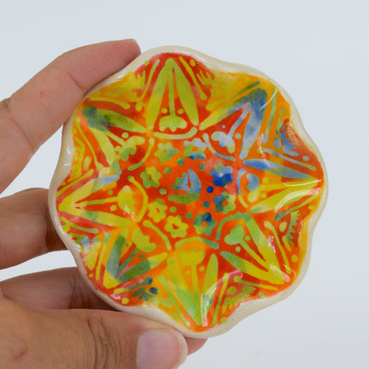 Batik Floral Harmony Trinket Dish