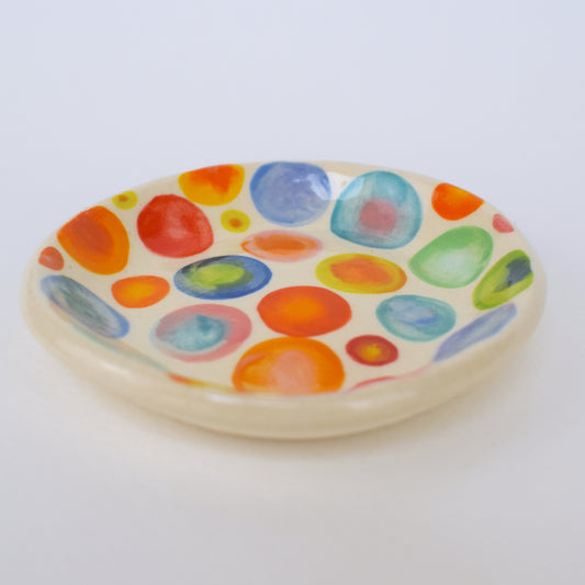 Multicoloured Spot Trinket Dish