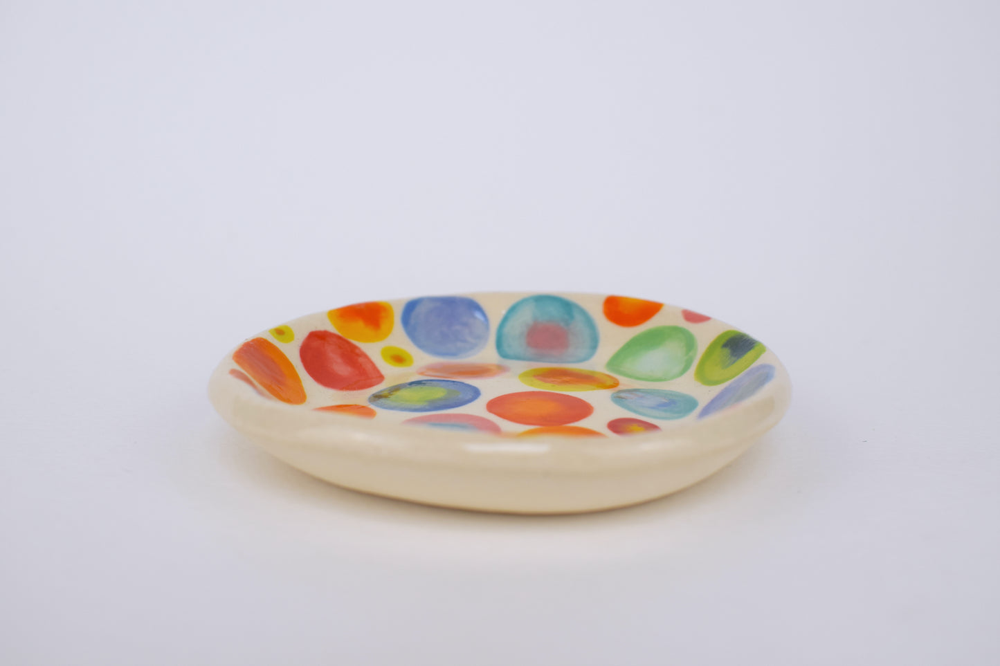 Multicoloured Spot Trinket Dish