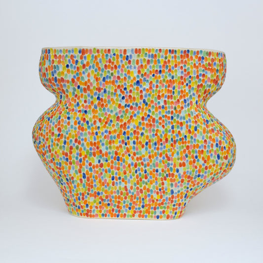 Sunshine Carved Blob Vase