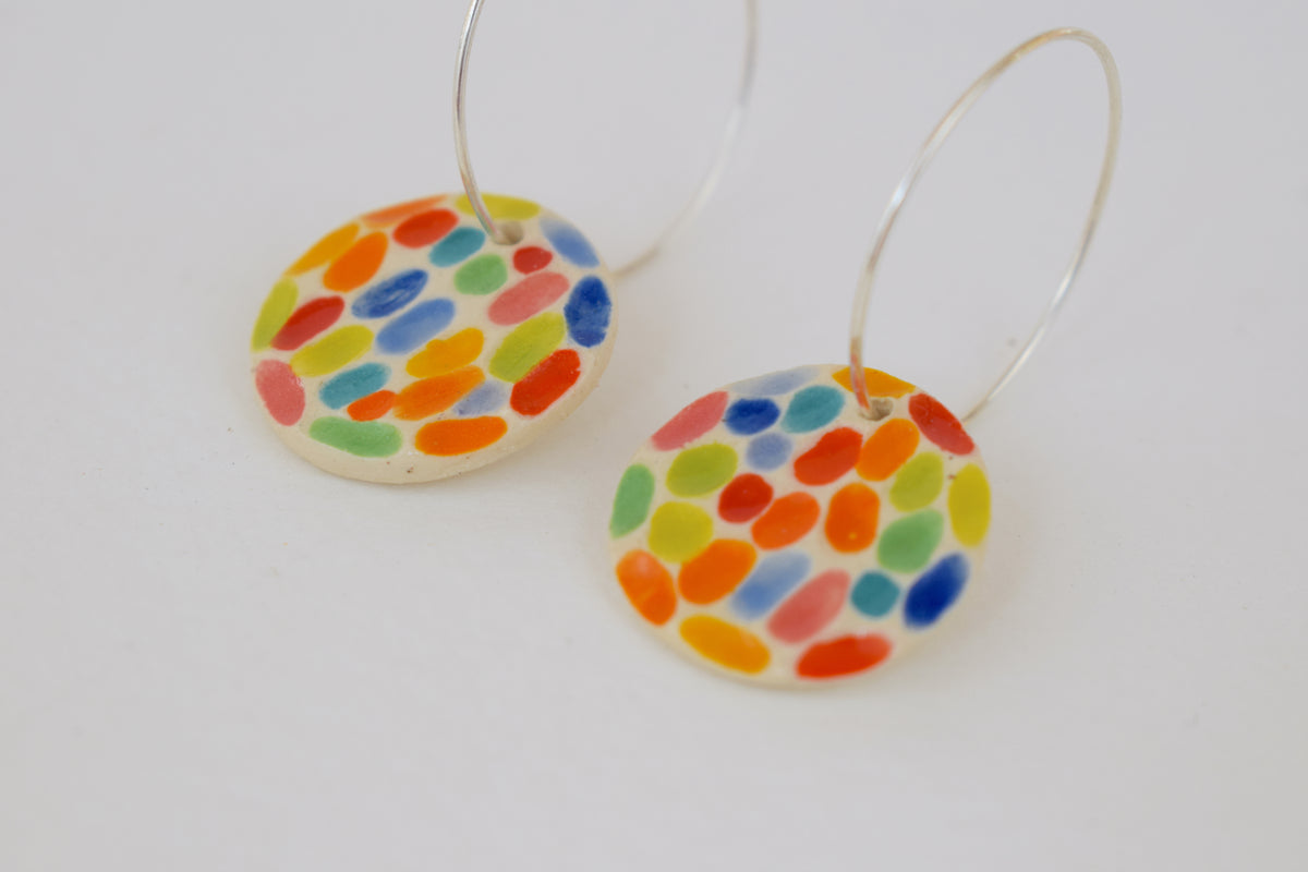 Carved Sunshine Earrings