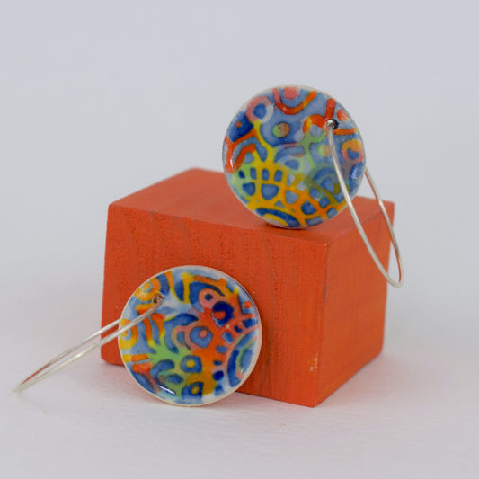 Batik Earrings