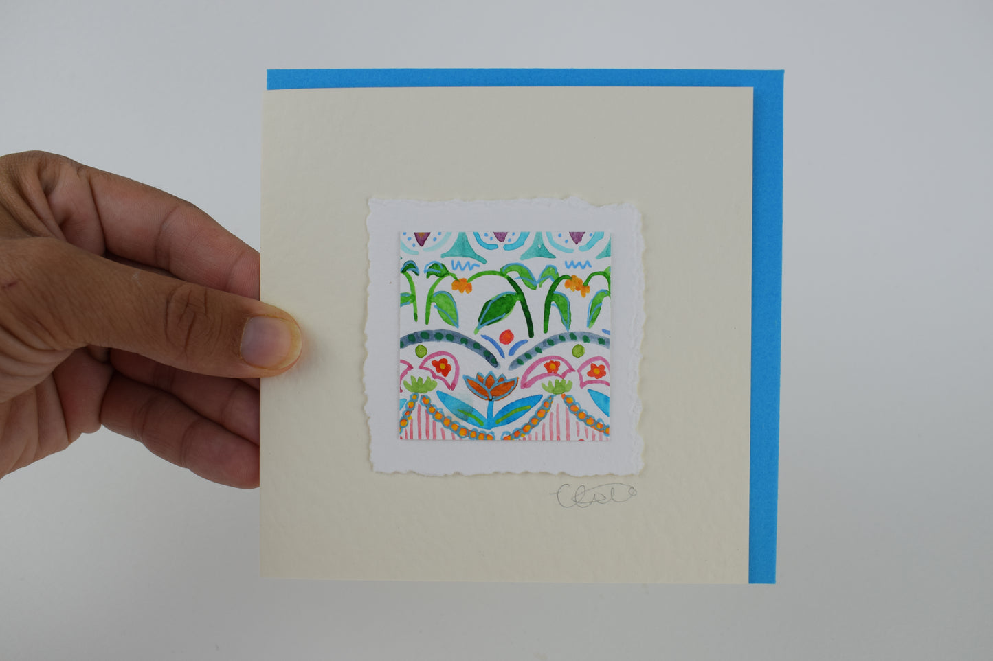 Floral Harmony Greeting Card (3 for £20)