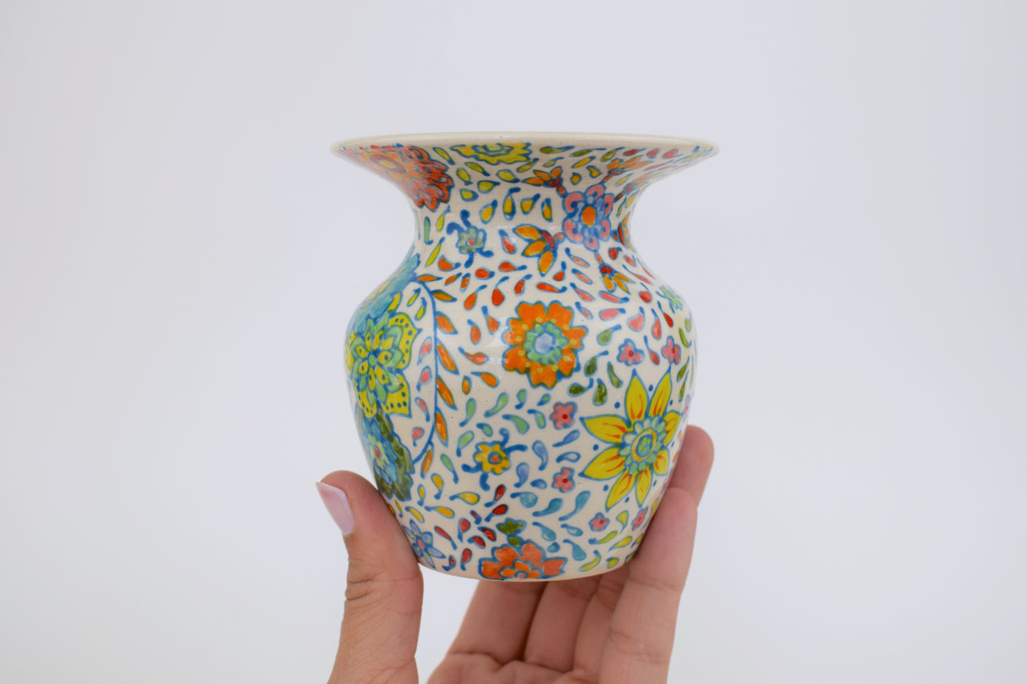Patterned Mini Vase Imperfect