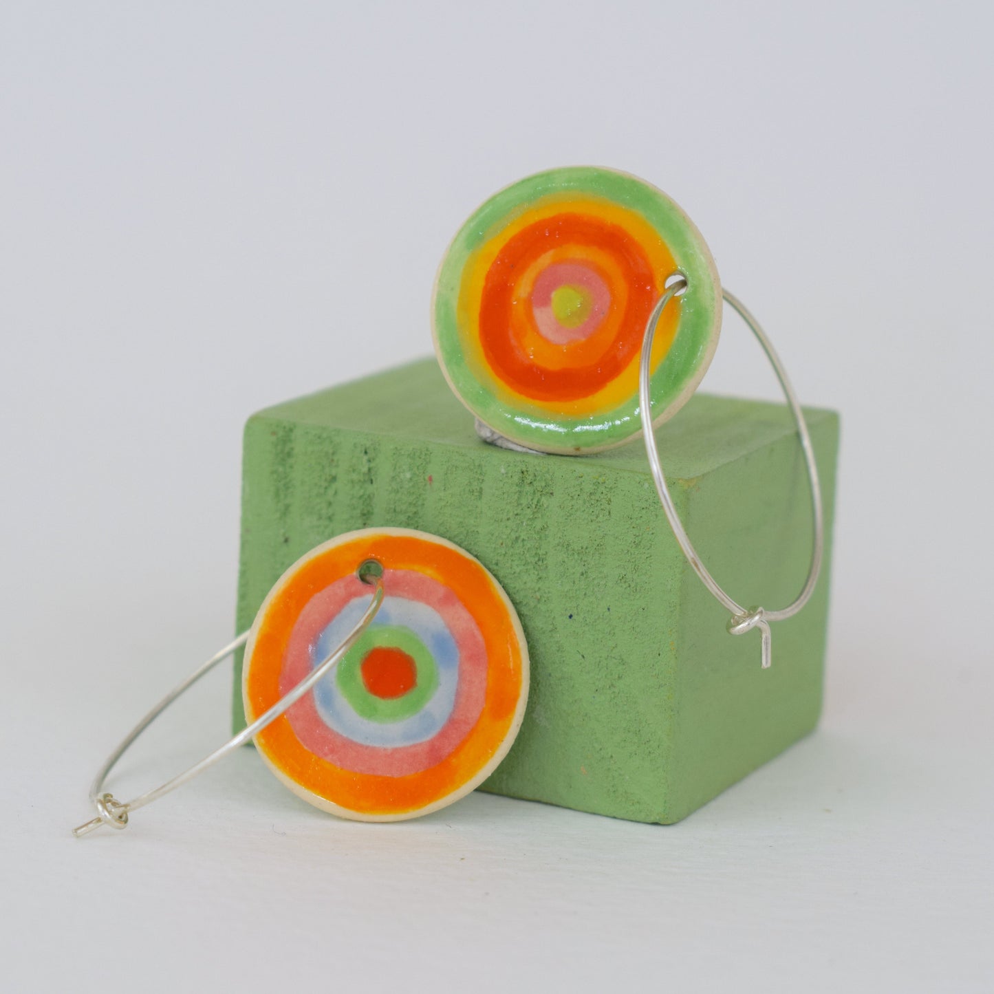 Multicoloured Spot Earrings