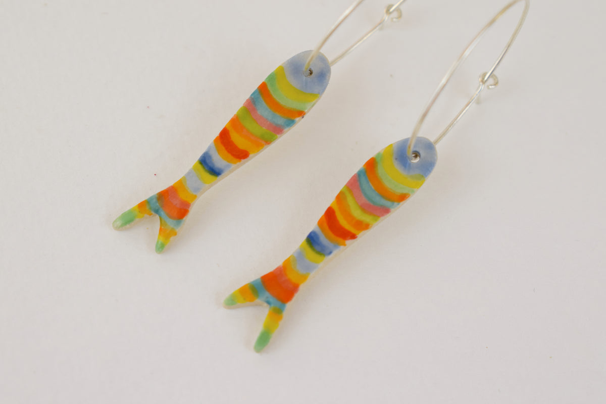 Rainbow Fish Earrings