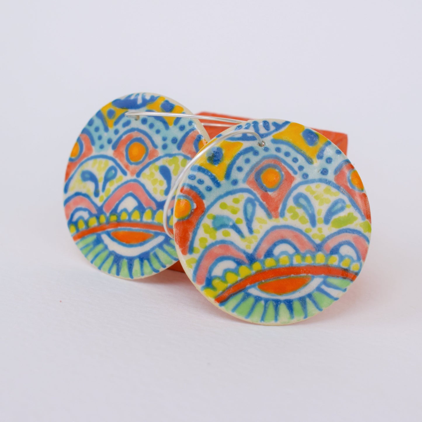 Abstract Patterned Harmony Earrings